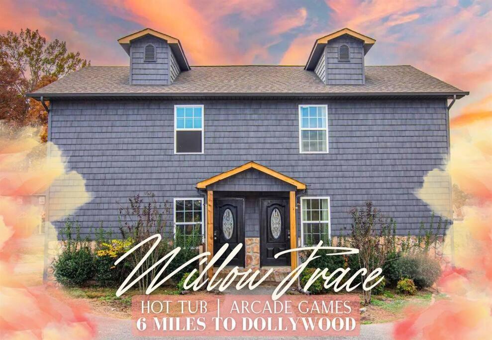 Willow Trace: Family Retreat, Hot Tub, Gaming! Pigeon Forge Esterno foto