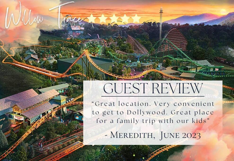 Willow Trace: Family Retreat, Hot Tub, Gaming! Pigeon Forge Esterno foto